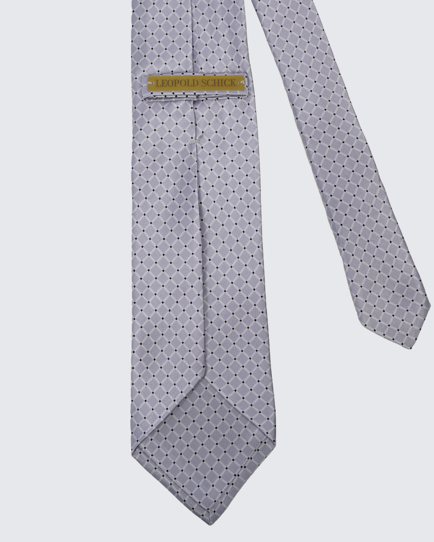 7-Fold tie micropattern grey