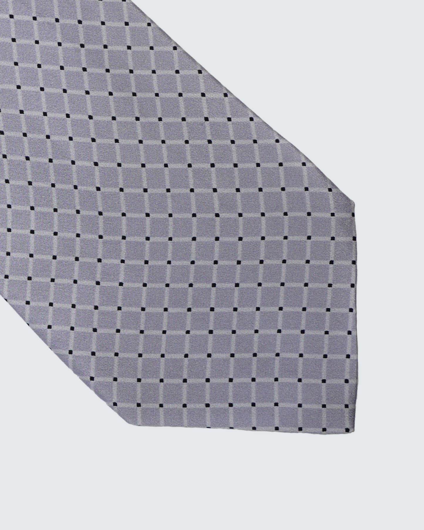 7-Fold tie micropattern grey