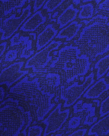 7-Fold tie phyton blue