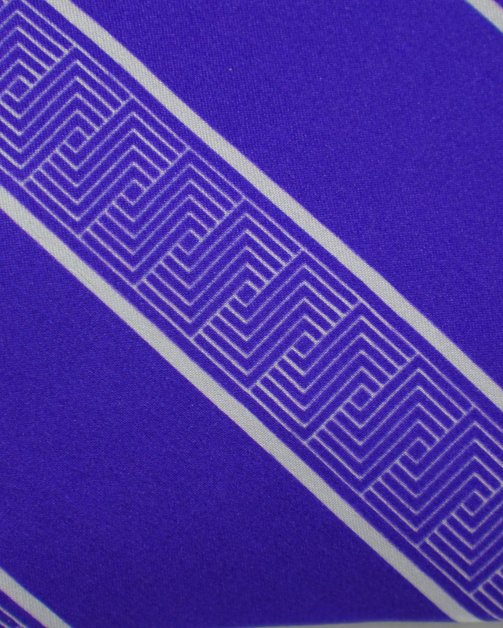 7-fold tie purple stripes
