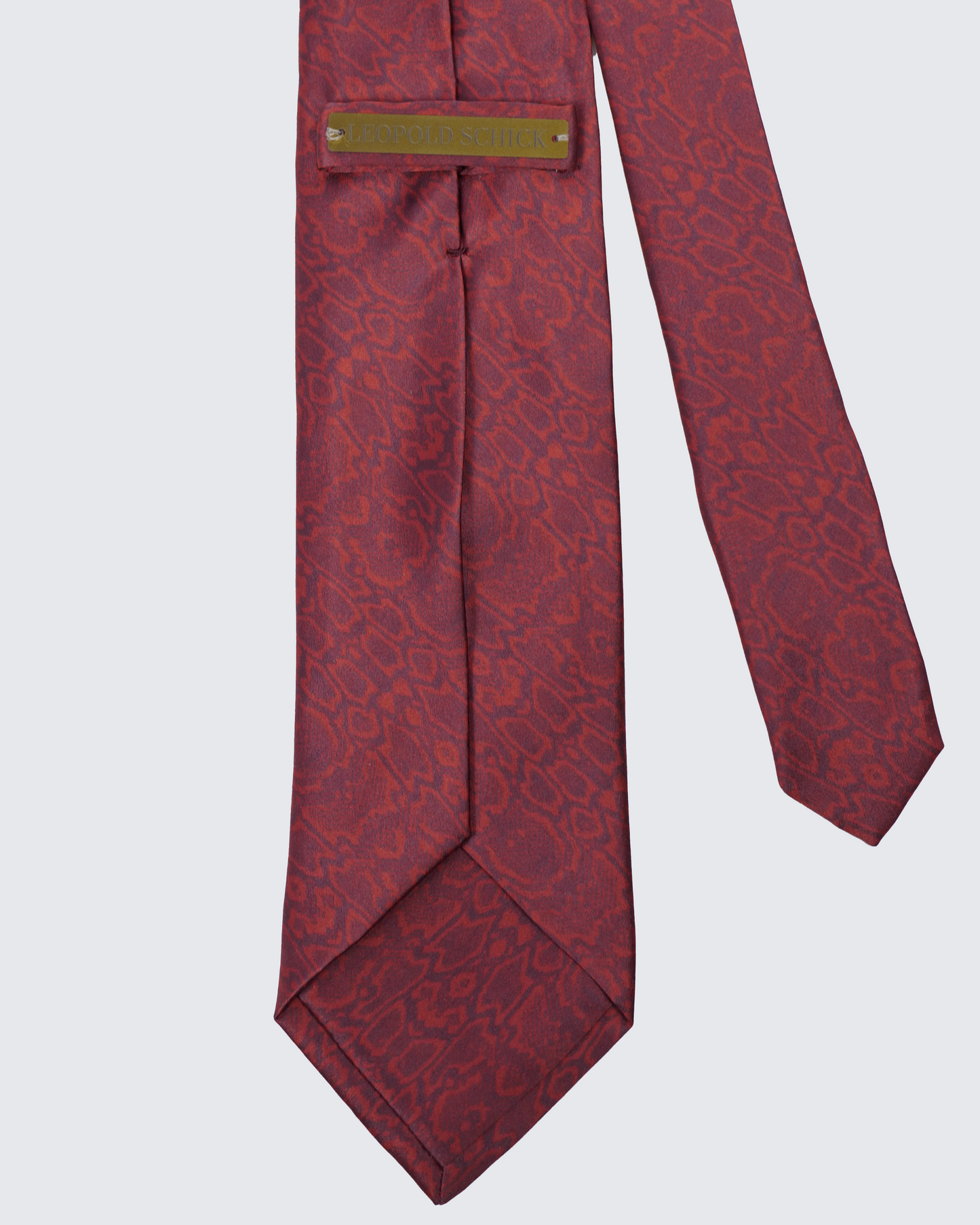 7-fold tie phyton red
