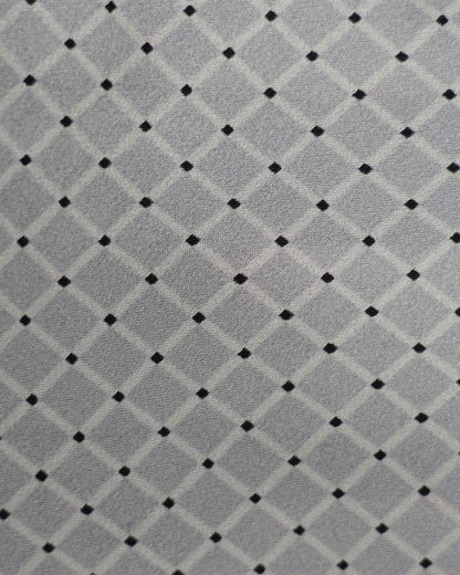 7-Fold tie micropattern grey